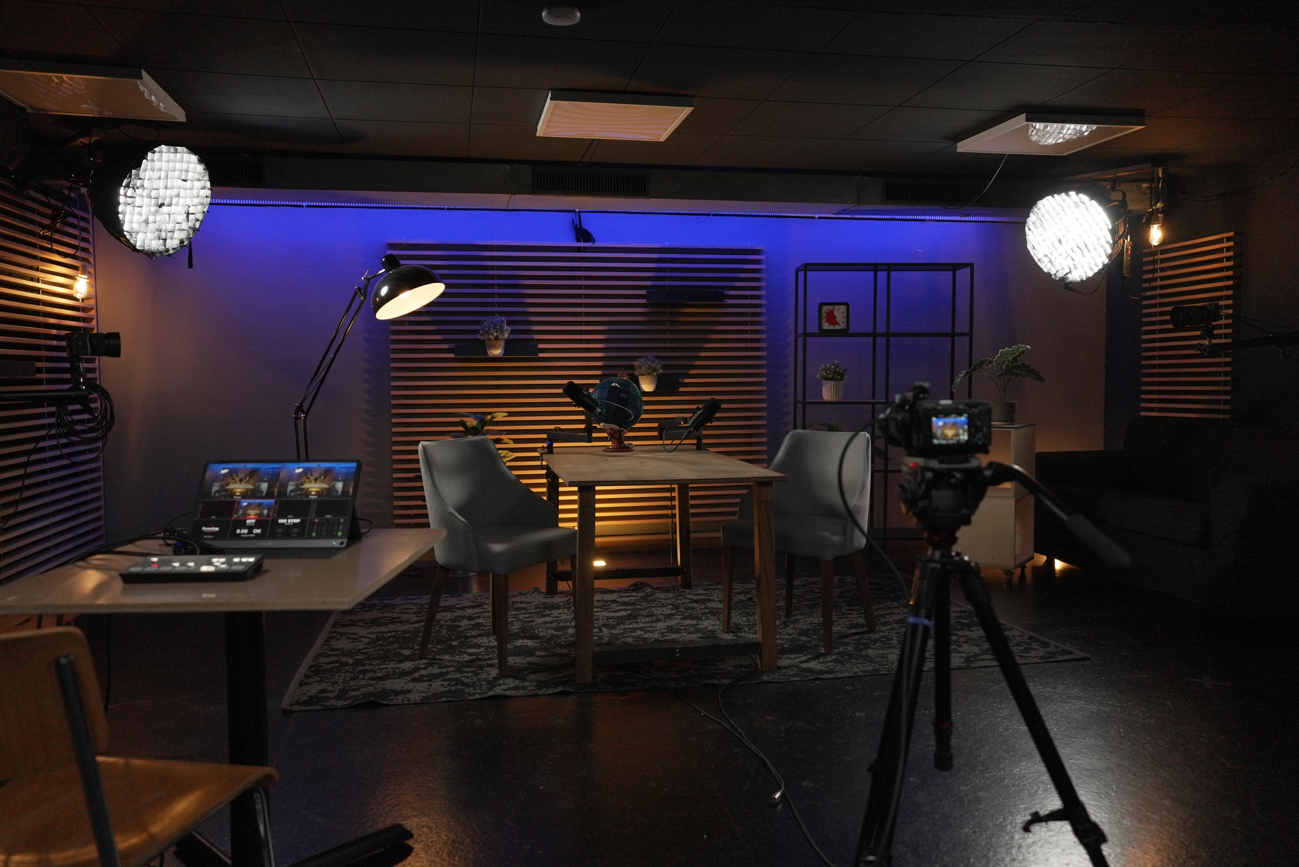Das heutige Podcast Studio